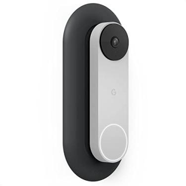 Imagem de elago Suporte compatível com campainha de vídeo Google Nest Hello - campainha, combinação perfeita de cores com cunha angular [preto]