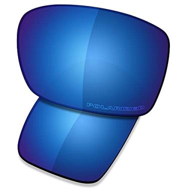 Imagem de SAUCER Lentes de substituição premium para óculos de sol Oakley Turbine OO9263 High Defense – Azul meia-noite polarizado
