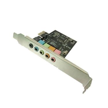 Imagem de Placa de som PCI-E Placa de áudio estéreo 5.1 CMI8738