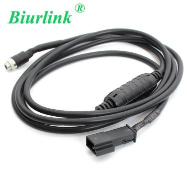 Imagem de Jesteś link adaptador de cabo de 3 pinos e 3.5mm  cabo adaptador aux para bmw e39 e46 e53 x5 16:9