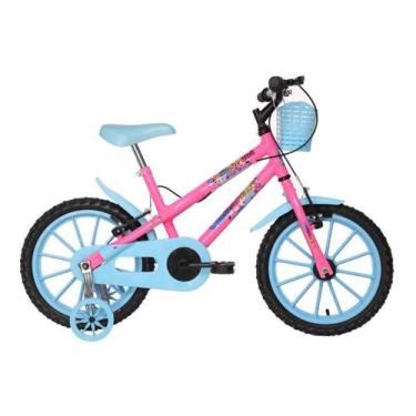 Imagem de Bicicleta Vellares Super Girl Fest Aro 16 Feinino Rosa Neon - Colli