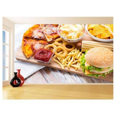 Imagem de Papel De Parede 3D Alimentos Lanches Artesanais 3,5M Al428