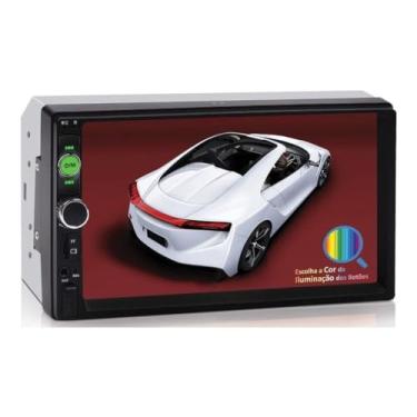 Imagem de MP5 Light E-Tech Multimídia Automotiva, Tela LCD 7 Polegadas Touch Screen, Bluetooth, Espelhamento, Conexão USB