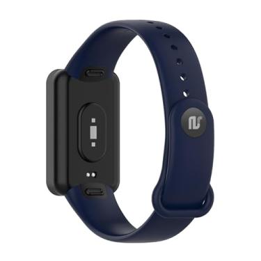 Imagem de Pulseiras de silicone NSmart compativeis com Redmi Smartband PRO (Único, Azul Petróleo)