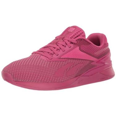 Imagem de Reebok Tênis feminino Nano X3 Mesh Lifestyle casual e moderno, Rosa semi orgulhoso/rosa laser, 42
