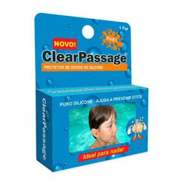 Imagem de Protetor De Ouvido Clearpassage Kids Silicone Com 1 Par