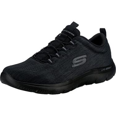 Imagem de Skechers Tênis masculino Skechers Summits Louvin, Preto/preto, 45