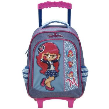 Imagem de Mochila Escolar Grande Com Rodas 16 - Moranguinho - Xeryus