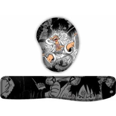 Imagem de KIT Mouse Pad + Apoio de teclado Luffy - JDM