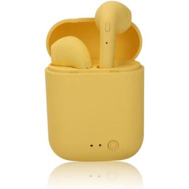 Imagem de Estojo Com 2 Mini Fone Ouvido Sem Fio Bluetooth Som Alta Fidelidade - 