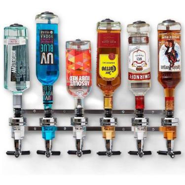 Imagem de Dispenser de Bebidas Dispensador Dosador De Parede 6 Garrafas - Genuin