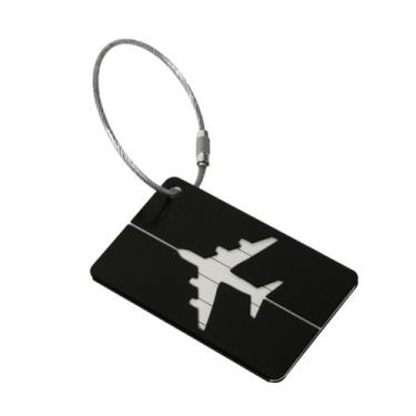 Imagem de Tag Identificador Bagagem Etiqueta Mala Bolsa Viagem Colorido Alumínio