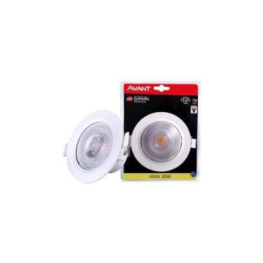Imagem de Spot Led Direcionável Bivolt Redondo Embutir 7w 4000k Bivolt - Avant