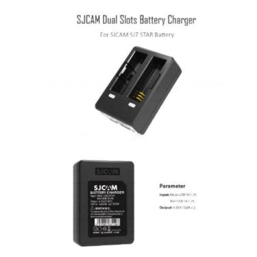 Imagem de Carregador Duplo de Bateria Câmera SJCAM SJ7 Star Original