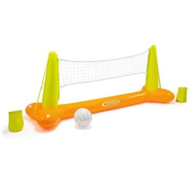 Imagem de Kit esporte volei inflável praia piscina voleibol infantil - INTEX