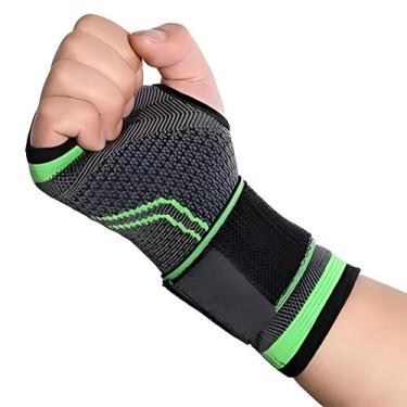 Imagem de Munhequeira Musculação Ortopédica Confortável e Respiravél - IT-Blue