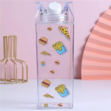 Imagem de Garrafa em Acrílico 1000ml Caixinha Leite Água Suco Desenho - Inter, M