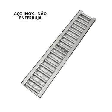 Imagem de Grelha Ralo Inox Reforçado 10x50 Veículo Leve com Tela - FICONE REIS