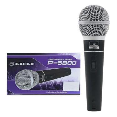 Imagem de Microfone Cardioide Profissional para Palco Waldman P-5800