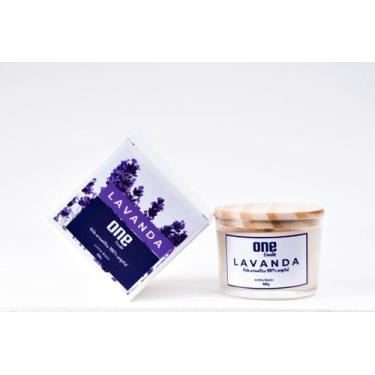 Imagem de Vela Aromática Lavanda Linha Basic 100g - One Candle