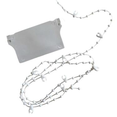 Imagem de 50 Pesos Persiana Vertical 9cm Acessório 10 Mts Corrente - Art Decorar