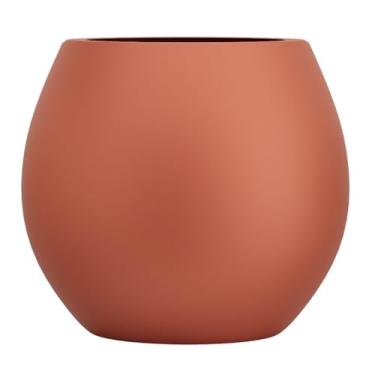 Imagem de Vaso Fibra De Vidro Decoração 40cm Estilo Vietnamita Plantas (Terracota Fosco)