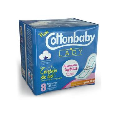 Imagem de Absorvente cottonbaby gel sa suave 8un