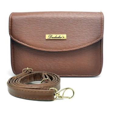 Imagem de Bolsa Feminina Transversal Tendencia - REF, Marrom, Unico