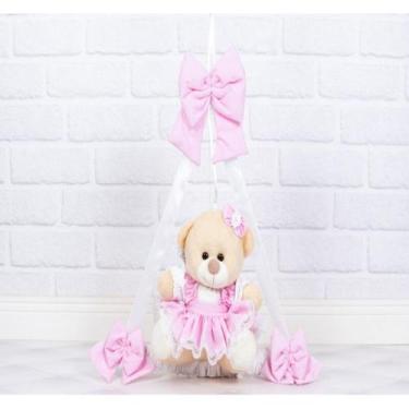 Imagem de Enfeite de porta maternidade camponesa - CKD CONFECÇÕES, ROSA LISO