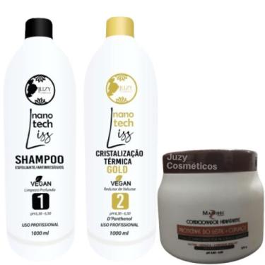 Imagem de Kit Ativo Cristalização Termica Gold 1l + Mascara Cupuaçu 500g Mairibe