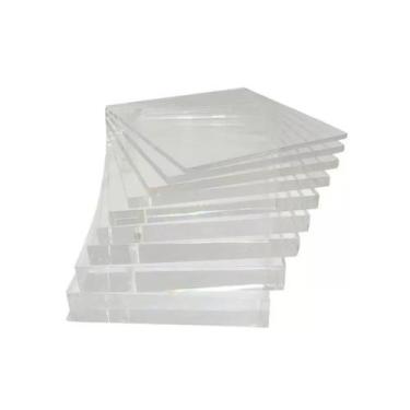 Imagem de Placa Chapa de Acrilico Cristal Transparente 5mm - Polysheet, 50cm x 5