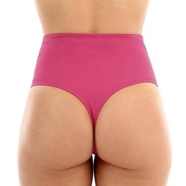 Imagem de Calcinha de biquíni avulsa hot pants sunkini fio dental lateral larga 