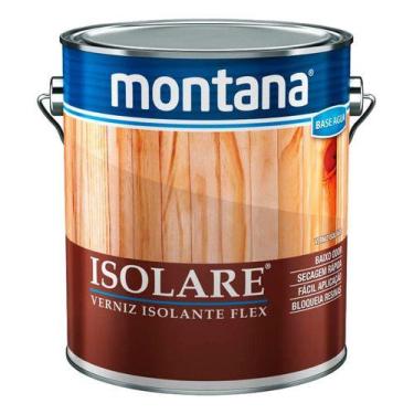 Imagem de Isolare Verniz Flex Base Água Transparente 3,6l Montana
