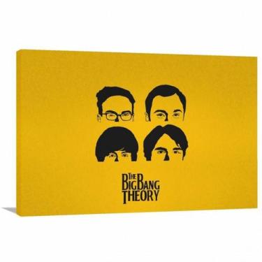 Imagem de Quadro decorativo The Big Bang Theory - Tela em Tecido - Wall Frame