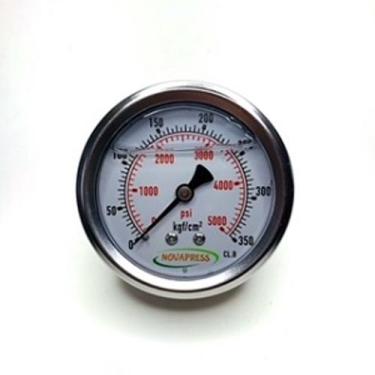 Imagem de Manômetro Diam.63mm (2.1/2 ) Escala 0-350 KGF/CM2 x 5000 PSI Normal - 
