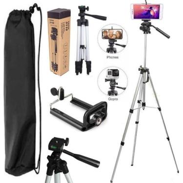 Imagem de Tripé Universal Profissional Telescópico Para Câmera Celular - Leffa S