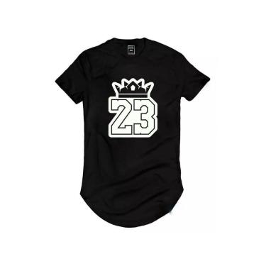 Imagem de Camiseta Longline King James King 23 LA Cavalier Basquete
