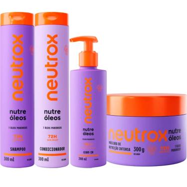Imagem de Kit Neutrox Nutre Óleos + Máscara de Nutrição Intensa + Leave-in