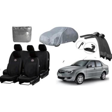 Imagem de Kit Capa Siena 02-07 + Capa de Cobertura + Limpador de Parabrisa Autom