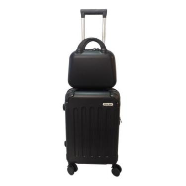 Imagem de Mala de Bordo 10kg com rodinhas giratórias + Frasqueira - PAIVA BAG, P