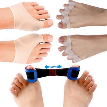 Imagem de Kit 5 pçs Protetor Corretor Joanete alivio da dor Cód-110 - SWG, BEGE,