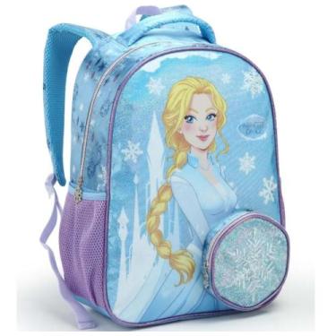 Imagem de Mochila Grande Infantil Escolar Princesa De Gelo Estilo Frozen de Cost