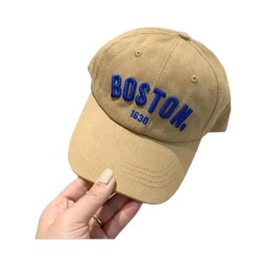 Imagem de Boné de Beisebol Infantil Ajustável com Letras Bordadas - Chapéu de So