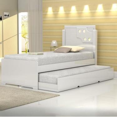 Imagem de Bibox Luiza Morderno e Sofisticado c/ Cabeceira p/ Irmãos - Sambare Mo