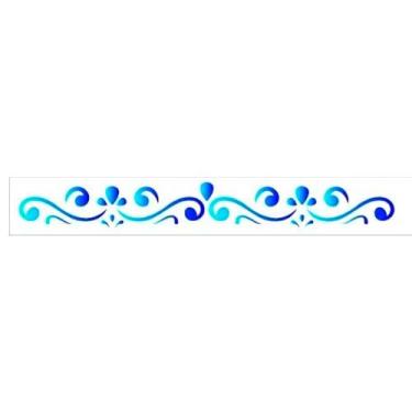 Imagem de Stencil Simples Ornamento 1927 4x30 Opa