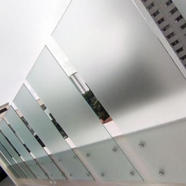 Imagem de Película Adesiva Jateada Porta Blindex Box Banheiro Janela Vitrine Vin