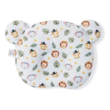 Imagem de Travesseiro Almofada Rn Bebê Anatômico Para Bebê MENINO - SAFARI N2 - 