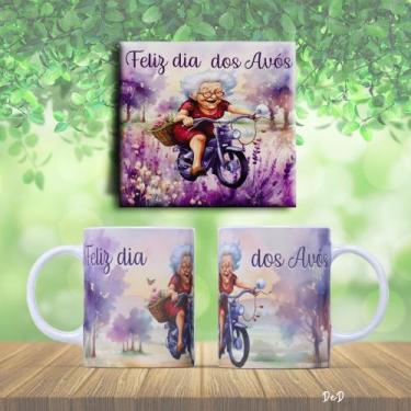 Imagem de Kit azulejo e 2 canecas avós 04 - Eliane/LiveSUb