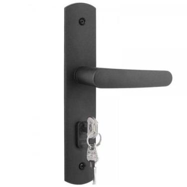 Imagem de Fechadura Externa Ipanema Reta Preta ESP27 (40x53 PY43) Soprano