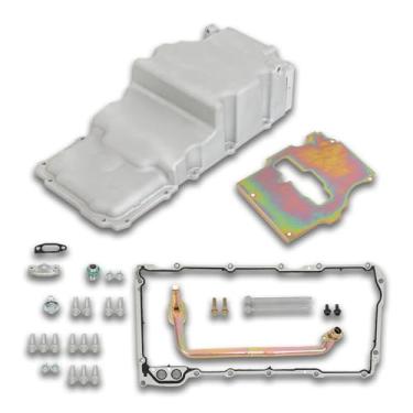 Imagem de labwork Cárter de óleo de baixo perfil para motor 302-2 LS Substituição retrô para Camaro Firebird Ventura Nova F-Body G-body LS1 LS2 LS3 6.2L 6.0L 5.3L 4.8L
